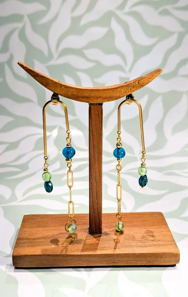 Boucles d'oreilles Larmes de pierres