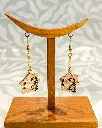 Boucles d'oreilles Maison Rurale