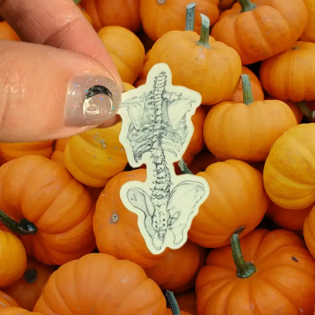 Sticker Skeleton Un Lapin?