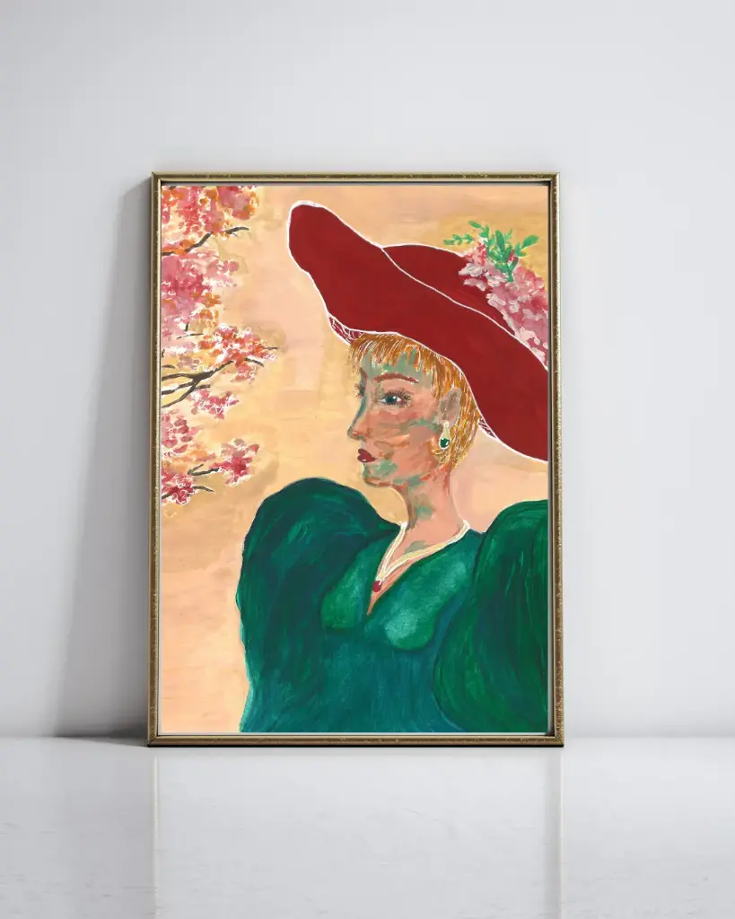 Elle emprunte son veston à Monet