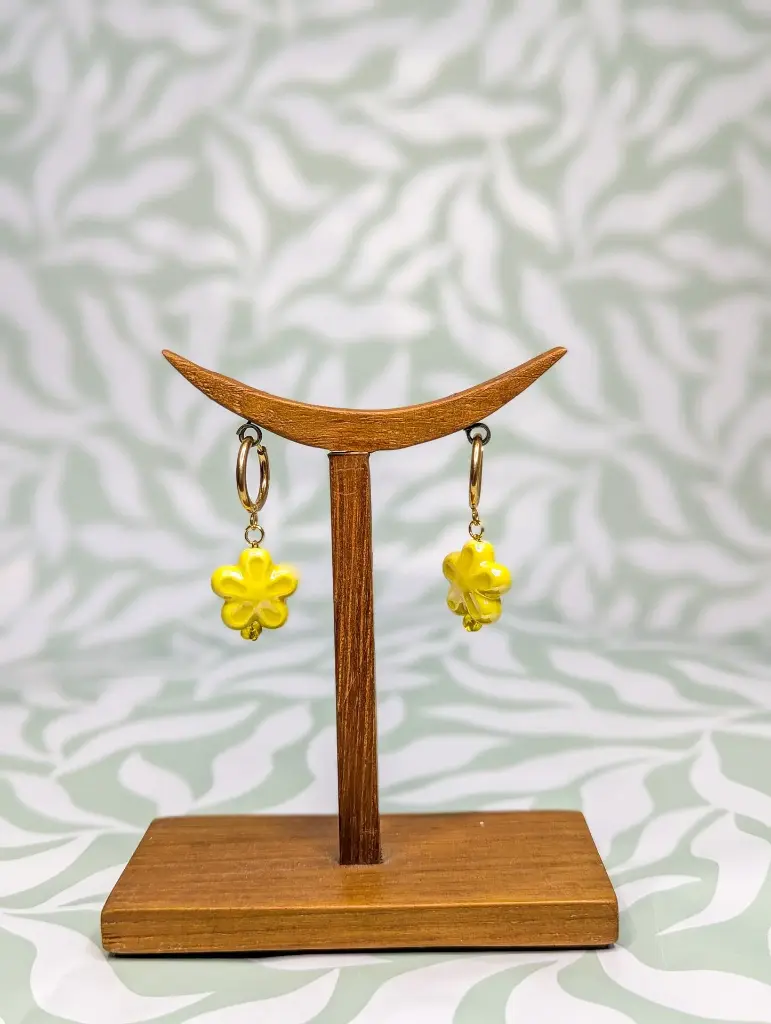 Boucles d'oreilles Fleurs Solaires