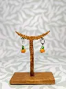 Boucles d'oreilles Citrouilles de Verre