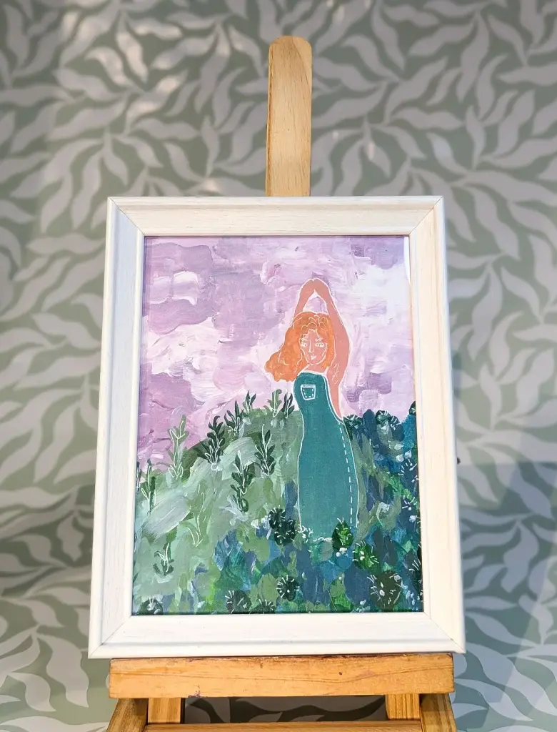 La prise au vent / She's catching the wind