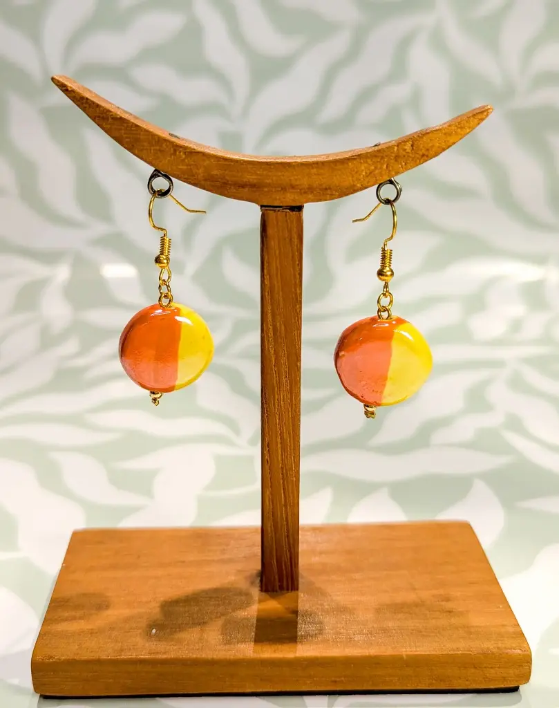 Boucles d'oreilles soleil couchant