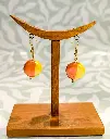 Boucles d'oreilles soleil couchant