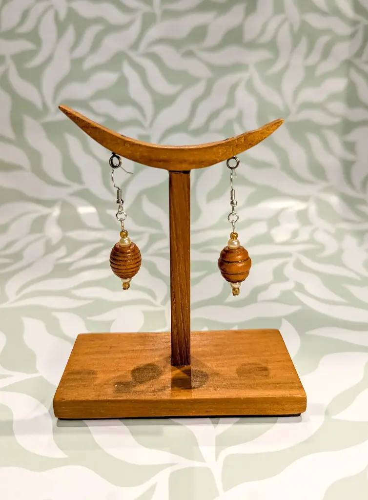Boucles d'oreilles O'Bois