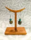 Boucles d'oreilles Pierre de sorcière