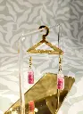 Boucles d'oreilles Paillettes en bocal