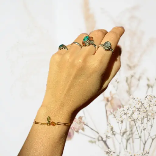 Bracelet Feuille de Forêt