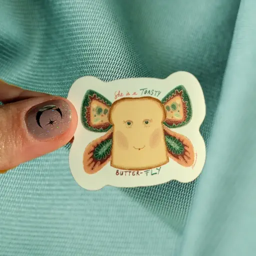 Sticker Toasty Lady