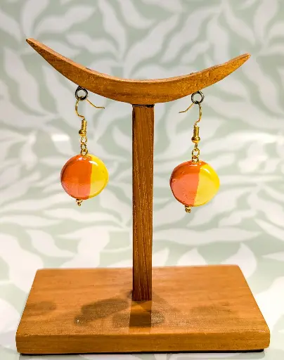 Boucles d'oreilles soleil couchant