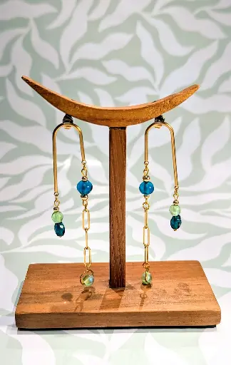 Boucles d'oreilles Larmes de pierres
