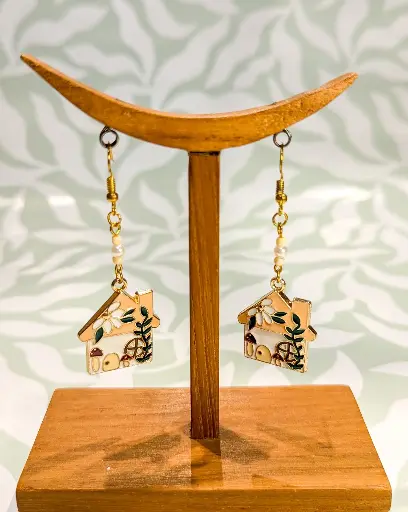 Boucles d'oreilles Maison Rurale